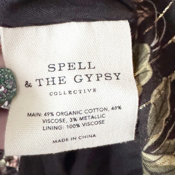 Spell and the Gypsy Mystic Boho Nightfall Midi Dress NWT - Picture 13 of 16